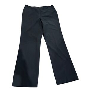 Peace of Cloth Particular Dark Gray Wide Leg Dress Pants 58-P098 Size 8 NYC Made